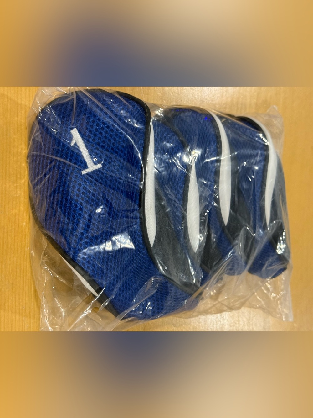 Golf Club Head Covers Hybrid Headcovers Set Interchangeable Number Tags. New